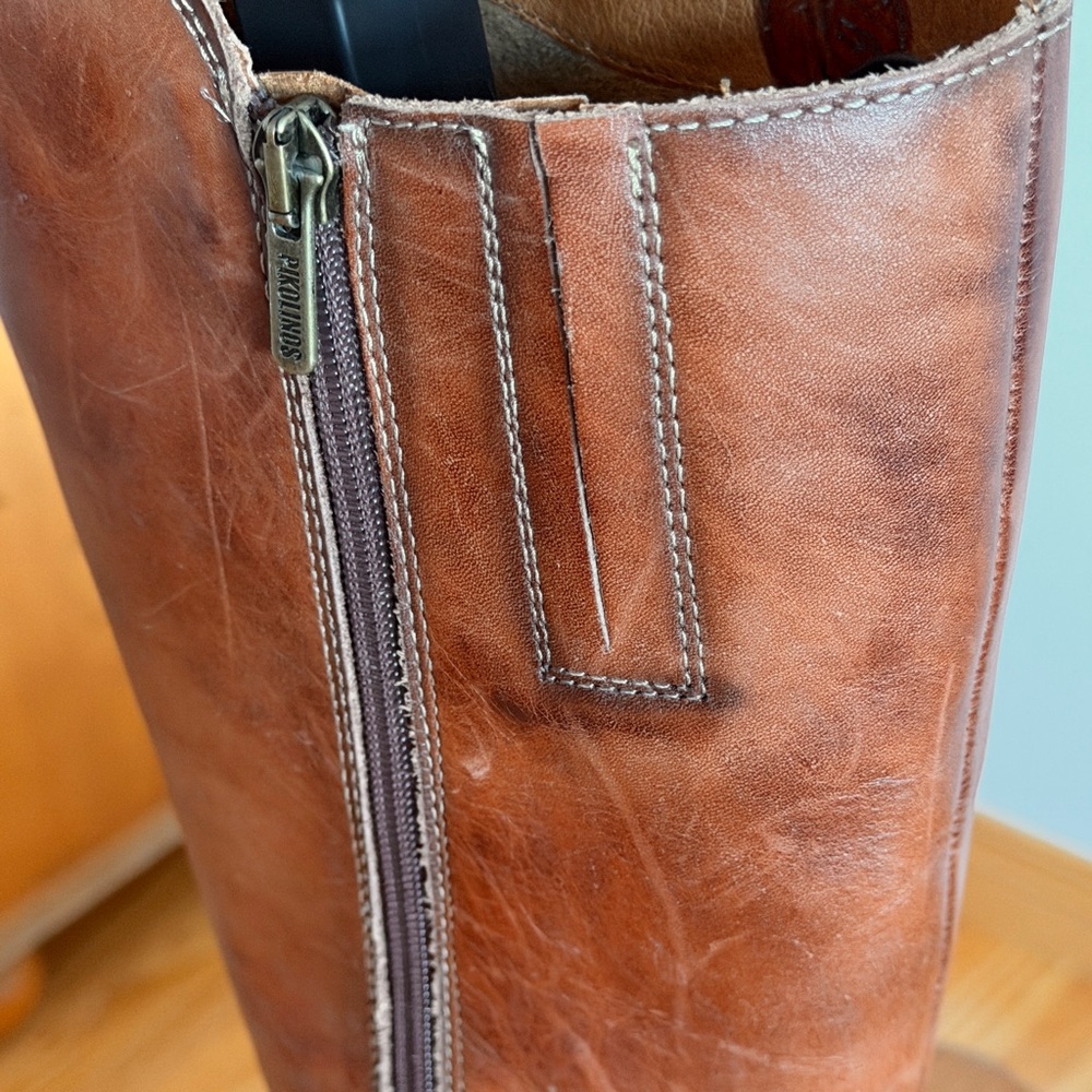 PIKOLINOS Brown Leather Boots - Picture 14 of 14